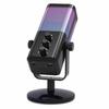 M7 RGB USB Конденсаторный Микрофон для Игр, Стриминга и Записи с Шумоподавлением