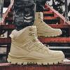 Desert Combat Boots Men Genuine Leather Hunting Trekking Camping Mountaineering Winter Work Shoes Zapatillas Hombre