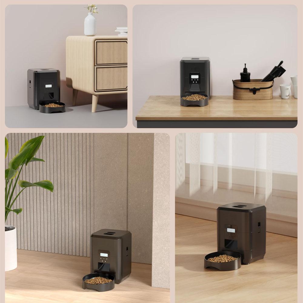 2L Pet Feeder Timing Smart Automatic Dog Pet Feeder для кошек Dog Button WIFI APP Интеллектуальный дозатор сухого корма для собак Миска для собак