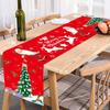 Gifts Ornament Home Christmas Decoration Table Cover Xmas Tablecloth Christmas Table Runner
