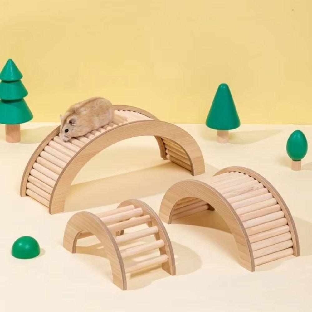 with Hiding Hole Hamster Climbing Ladder for Guinea Pigs Rats Small Animals