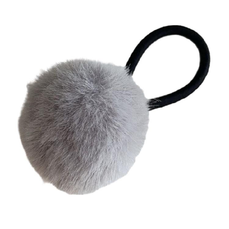 2 шт. Милые резинки для волос для девочек, нескользящие, с помпонами, заколка-скранчи, аксессуары для волос