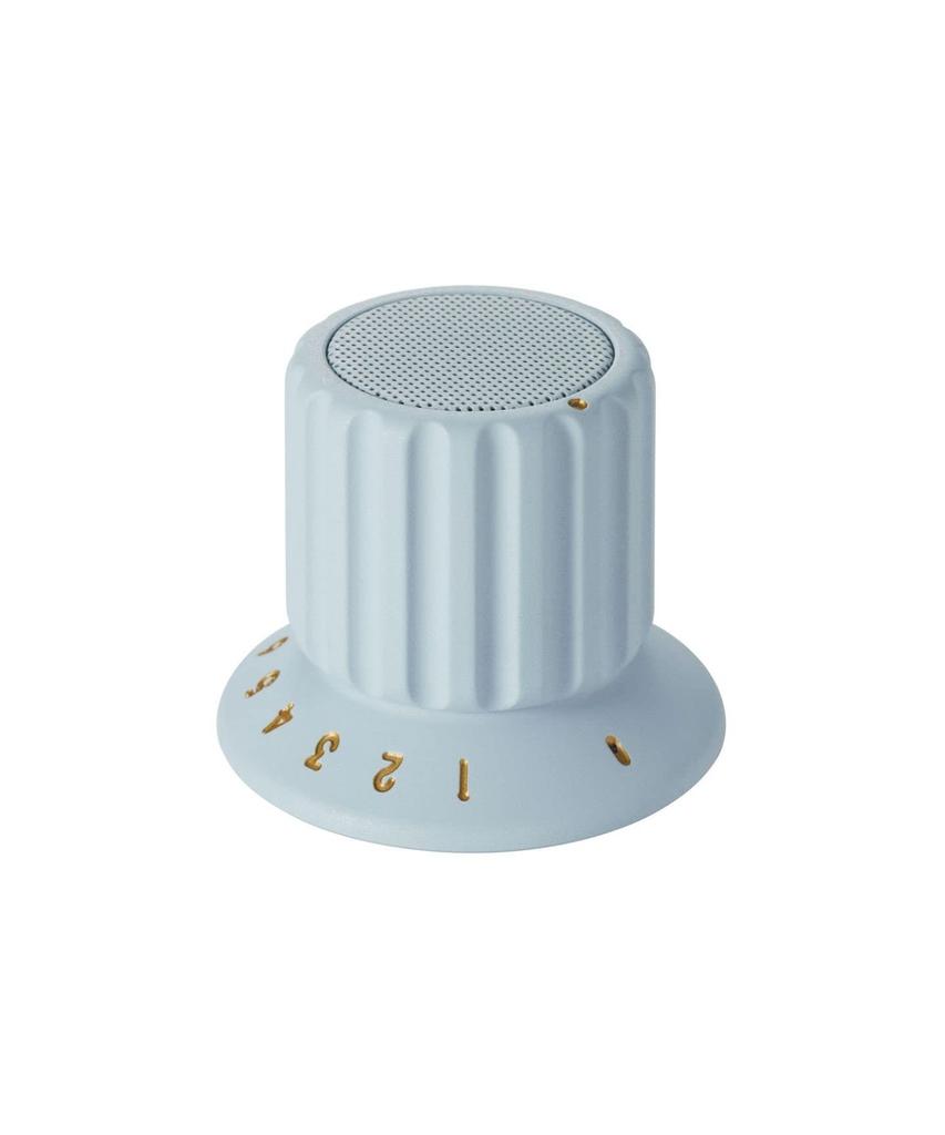 BRUNO Wireless Bluetooth Speaker with Volume Knob, IPX4 Waterproof, Magnetic, Suitable for Use in the Bath, Blue Gray (BDE060-BGY)