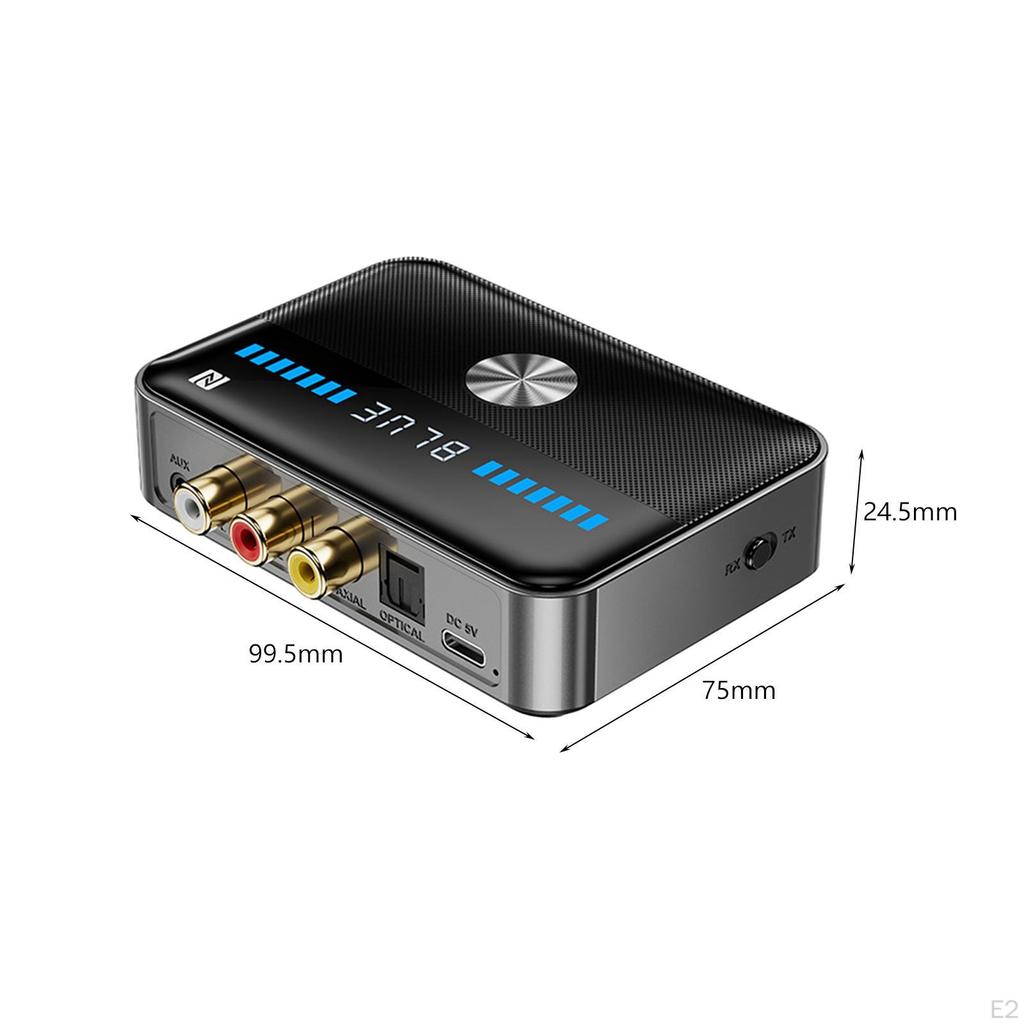 Bluetooth передатчик-приемник, оптический AUX RCA двойной сопряженный аудиоадаптер, адаптер для дома