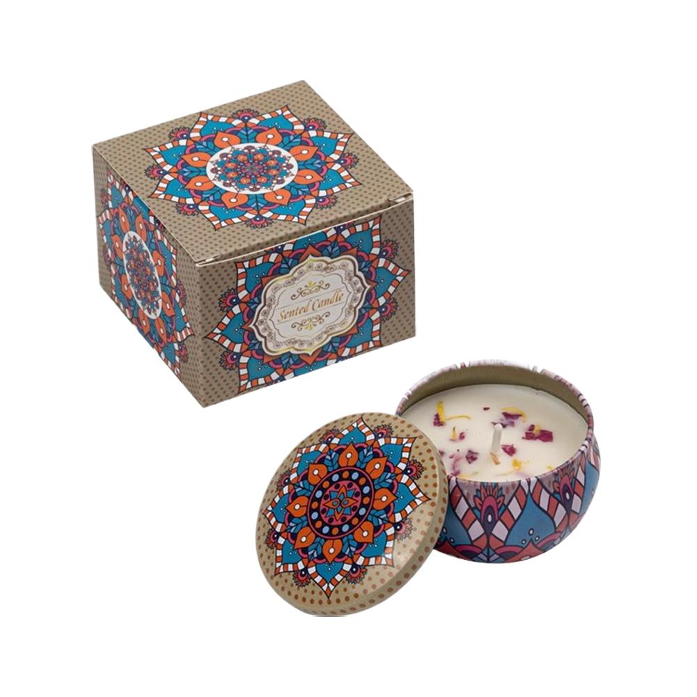 Винтажная ароматическая свеча для ароматерапии из сухих цветов, сочетание соевого воска, масла и эфирного масла, идеальный подарок для подруг