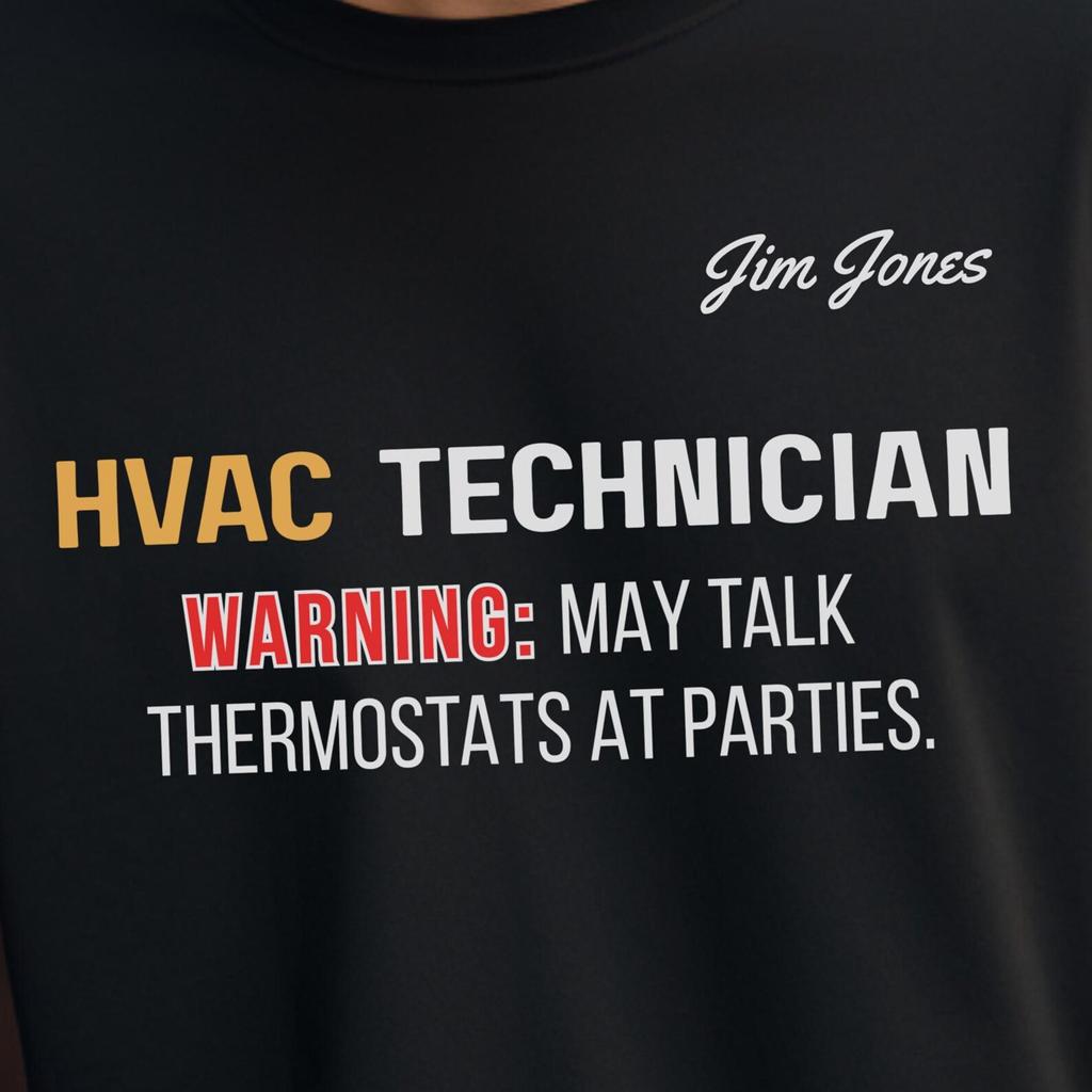 Funny HVAC Comfort Colors T-Shirt: AC Repair Technician Gift