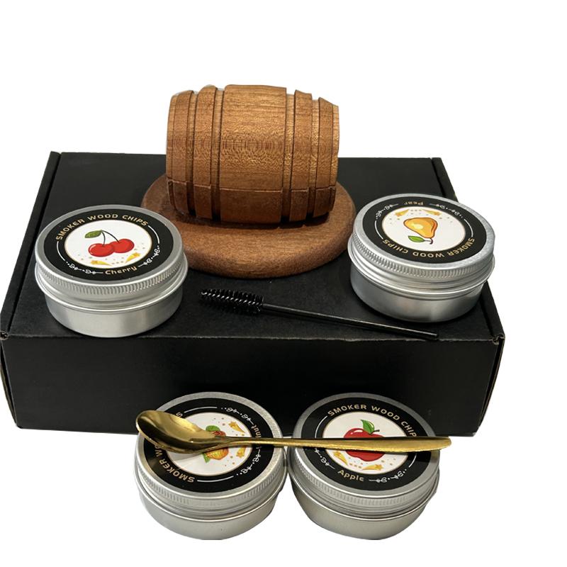 Cocktail Smoker Kit for Bourbon Whiskey Gifts for Men Drink Smoker Infuser Old Fashioned Smoker Kit with Wood Chips for Bar Tool 5