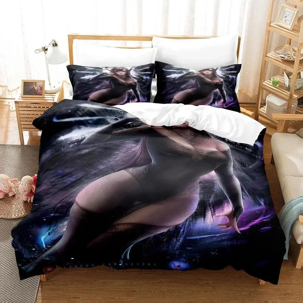 3D Printing Sexy Girls Overwatch Bedding Set Duvet Cover Sheet Pillowcase Bed Full Queen King Size Comforter Bedroom