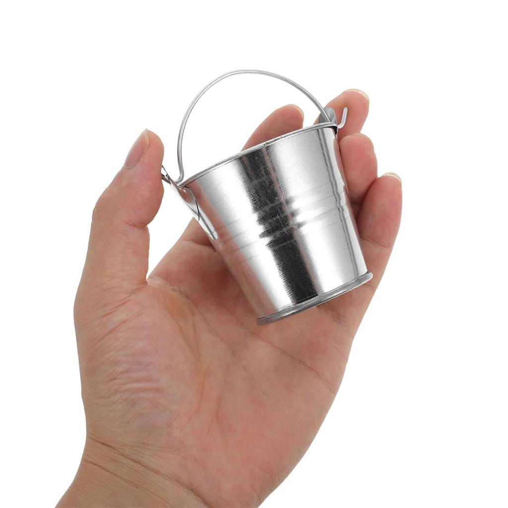 NUOLUX Мини Мини Жестяная Банка 8 Маленькое Мусорное Ведро Мини Растение Мини Цветок Маленький х х Ведро, Ведро, Ведро, Штук, Ведро, Металл, Банка, Бонсай, Горшок, Ведро, Ведро,