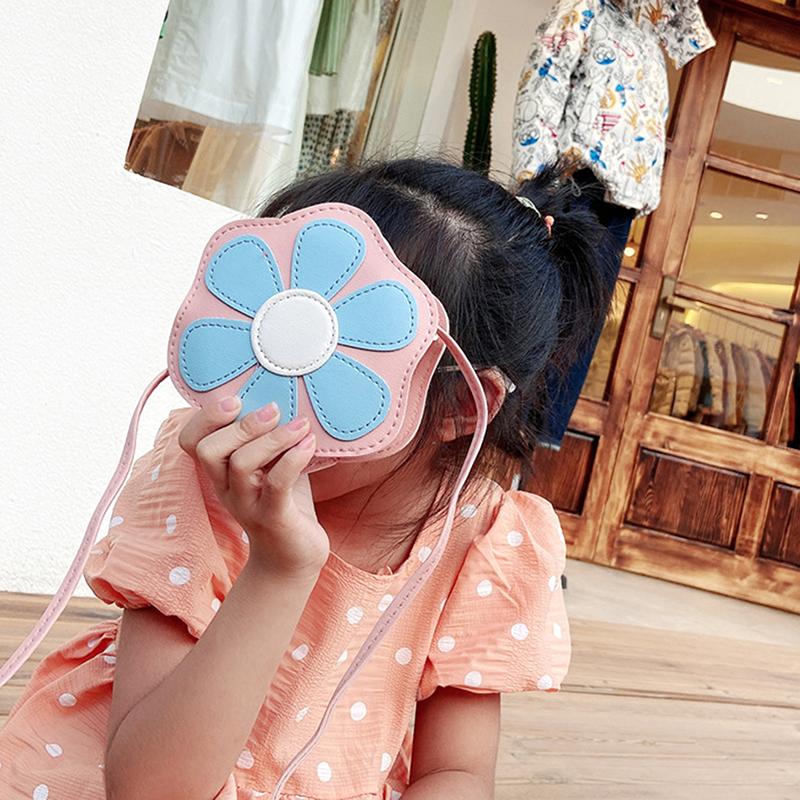 Сумка принцессы для маленькой девочки Сумка для девочки Осень и зима Супер Милая детская сумка-мессенджер Цветы Сумки для девочек