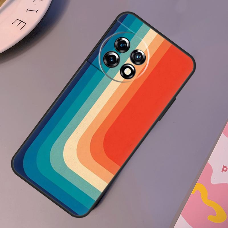 Ретро-полоски Эстетичный Винтажный Чехол Для OnePlus Nord 3 2T N10 N20 CE 2 Lite OnePlus 9 10 Pro 9RT 10R 10T 12R 11 12 Чехол