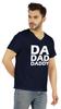 Inkmeso Mens Tshirt   Da Dad Daddy   Graphic Tshirt For Dad Gift Tee Shirt For First Time