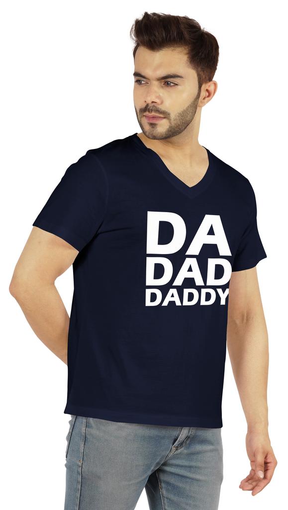 Inkmeso Mens Tshirt   Da Dad Daddy   Graphic Tshirt For Dad Gift Tee Shirt For First Time