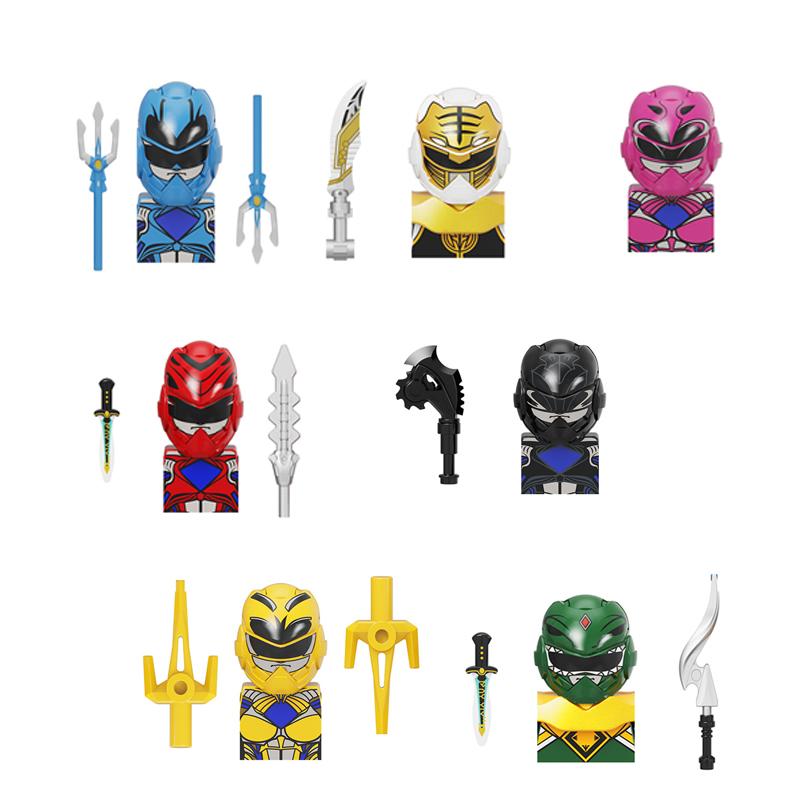 KF1570 KF6477 Mini Force Movie Series Powered Soldiers Building Blocks Warrior Ranger Assemble Bricks Action Figures Toy  Gifts