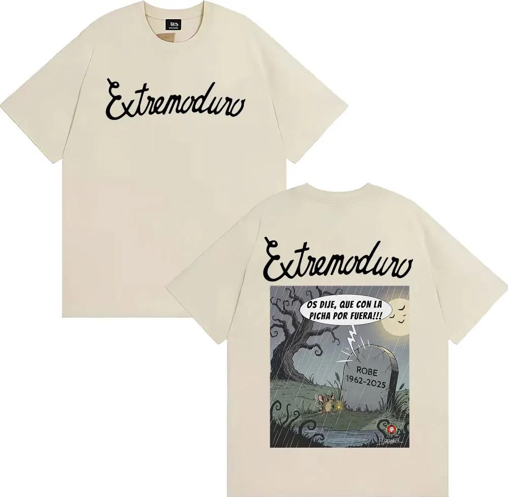 Rock Band EXTREMODURO Os Dije Que Con La Picha Por Fuera TShirt Mens Womens Fashion 90s HipHop Oversized TShirt Streetwear