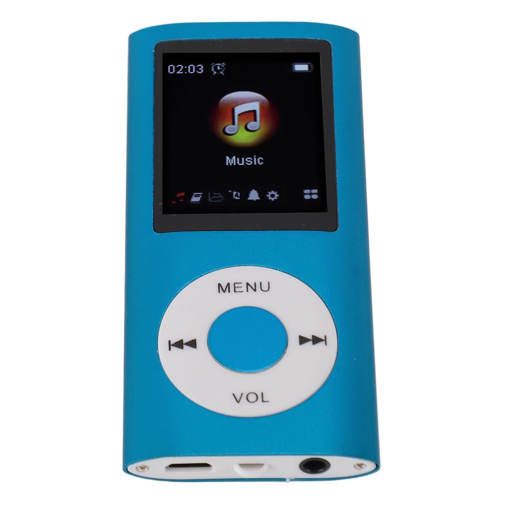 Портативный MP3-плеер 1,8-дюймовый TFT-экран Hi-Fi звук 7 режимов звуковых эффектов USB-перезаряжаемый цифровой видео-музыкальный плеер