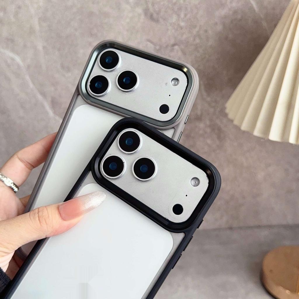 Прозрачный силиконовый бампер противоударный чехол для iPhone 17 Air 16 15 14 13 12 11 Plus Pro Max Металлическая защита камеры Жесткие крышки