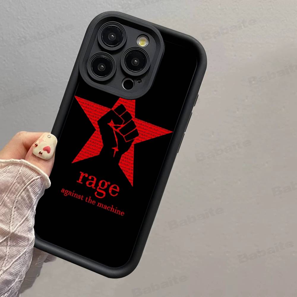 Band Rage A-Against The M-Machine Классический чехол для телефона для IPhone 17 16 15 14 13 12 11 Air Plus Pro Max Мягкая задняя крышка