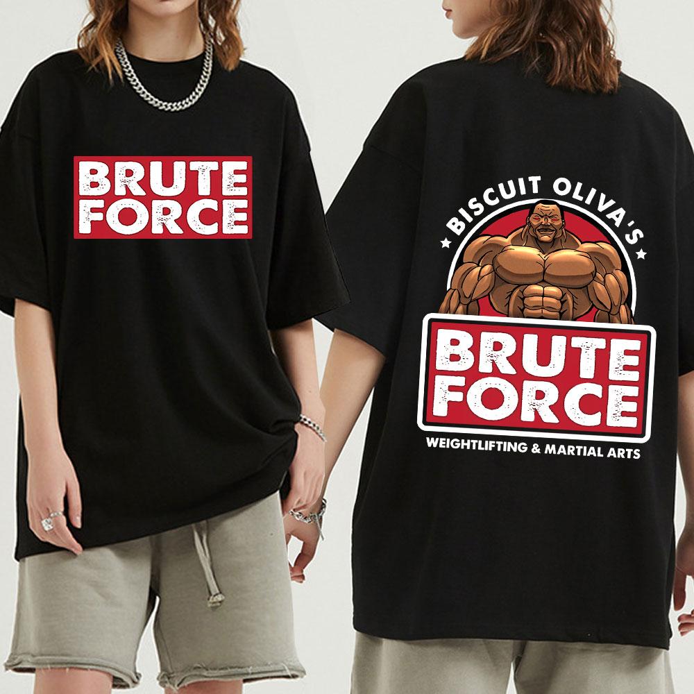 Japanese Anime Baki Hanma The Grappler Graphic Print T Shirt Casual Fashion Crew Neck Short Sleeve Plus Size T Shirt Women