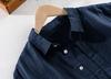 EASTEMPO Summer Short Sleeve Loose Solid Plus Sizes Men's Cotton-Linen Shirt, Casual, Business, Fit, Stylish, Lightweight, Color, (JP, Alphabet, 2XL,