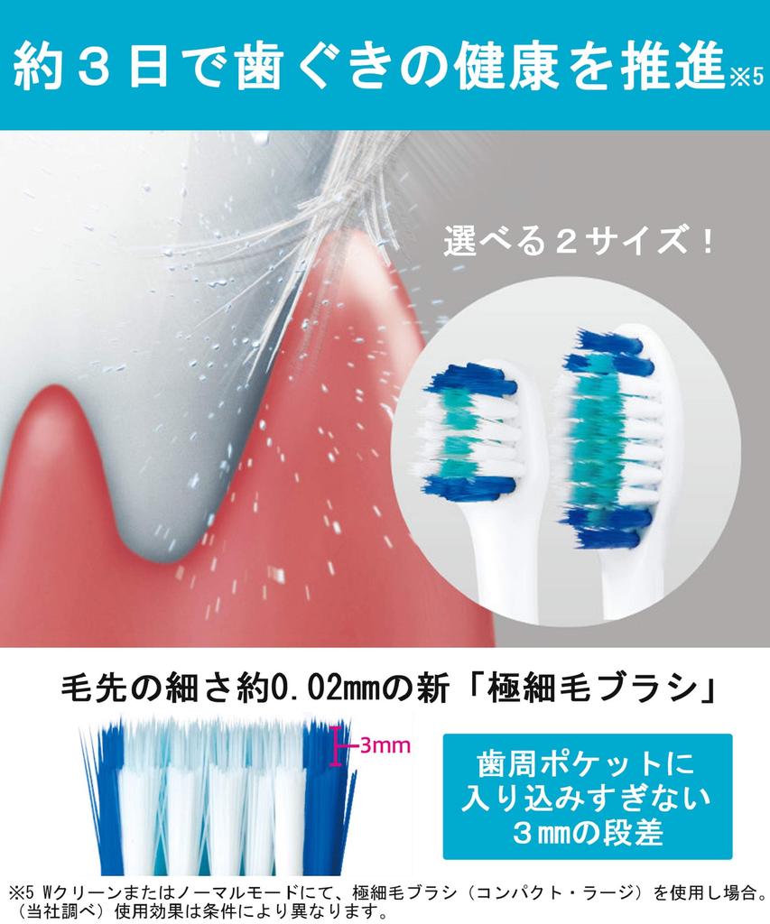 Panasonic Электрическая зубная щетка Dolts White EW-DP33-W