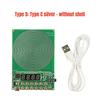 DIY Комплект для сборки FM-радио на RDA5807M 87-108 МГц Усилитель TDA2822 Двойное питание Micro USB Type-C 3В 5В Практика пайки Электронный модуль