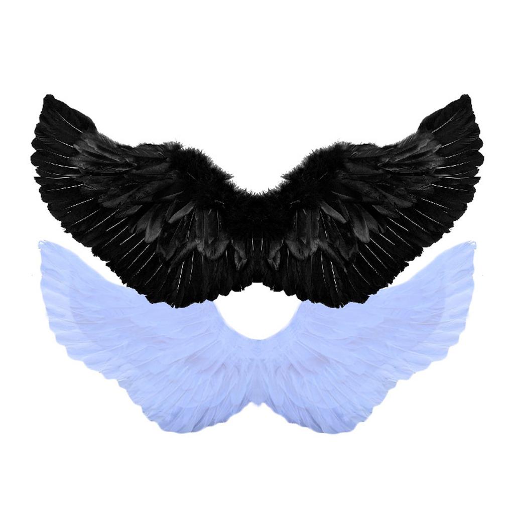 Adult Feather Decorations Halloween COSPLAY Angel Black Angel Props
