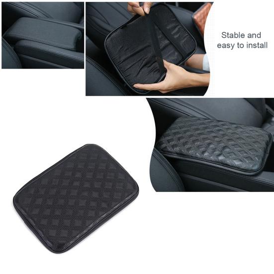 Universal Auto Car Armrest Cover Box Mat Pad Central Console Protective Cushion