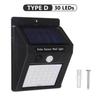 Wall Light - Great - 30 LED - Solar - Waterproof - Motion Sensor