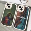 Чехол для телефона из кожи с изображением Трэвиса Скотта для iPhone 16 15 14 13 12 11 Pro Max Plus
