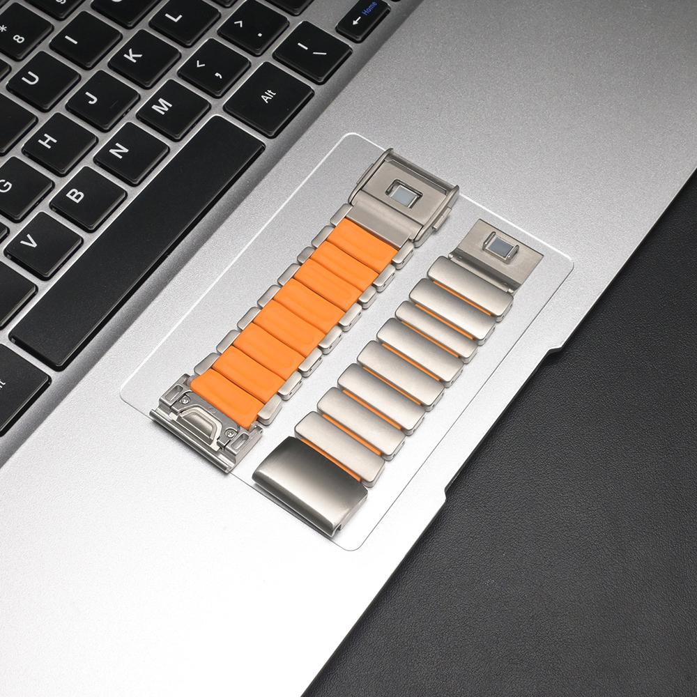 26-мм титановый ремешок для Garmin Fenix 8 Pro 51 мм AMOLED MicroLED Роскошный наручный ремешок для Garmin Enduro 3/2 Instinct 2X Solar Correa