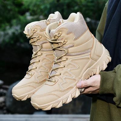 2024 Новые тактические мужские ботильоны Desert Combat Ankle Boot Outdoor Camping Hunting Men's Hiking Shoes Zapatillas Hombre