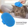 Metal Pin Pet Bath Brush Rounded Pin Tip Pet Massage Scrubber  Short Long Haired Pets