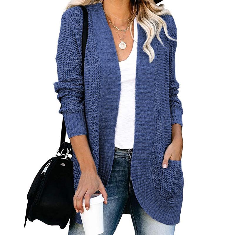 HNXC Women's Fashion Casual Autumn Winter Long Sleeve Cardigans