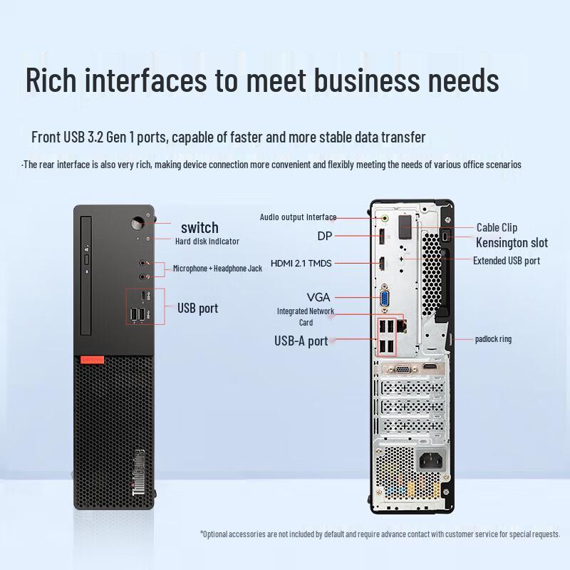 Lenovo ThinkCentre K70 Business Desktop with 27-inch Monitor (CN version)