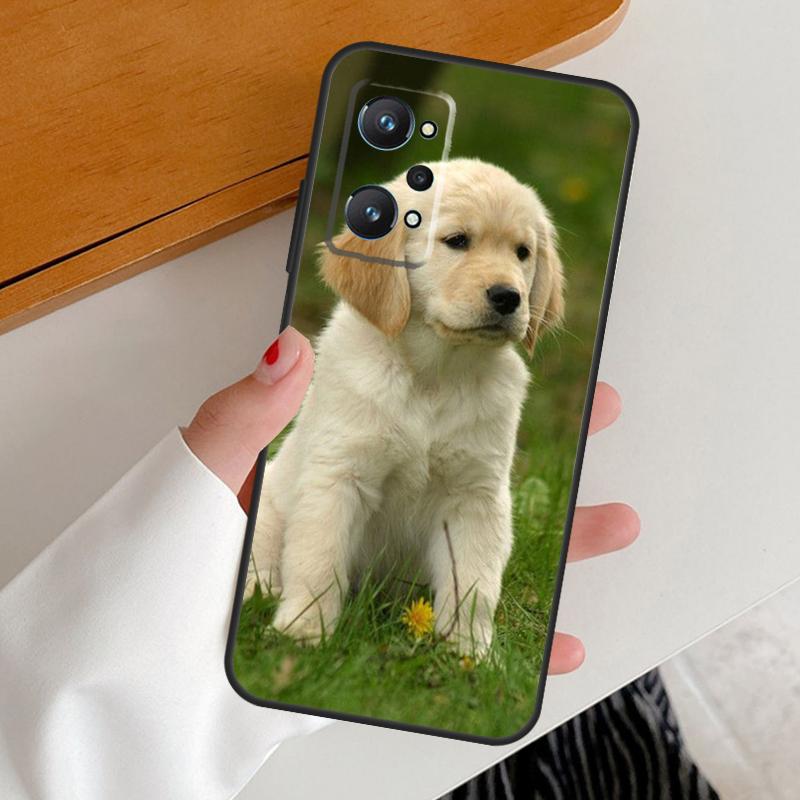 Golden Retriever Dog For Realme GT7 GT6 15 Pro 10 11 12 13 14 Pro Plus C65 C63 C61 C55 C51 C53 C35 C75 C67 Case