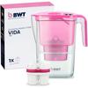 Carafe Filtrante BWT Vida Rose 2,6L – Cartouche Fournie Filtrant | Le Calcaire Le Chlore, Le Plomb Et Le Cuivre | Enrichit Magnésium