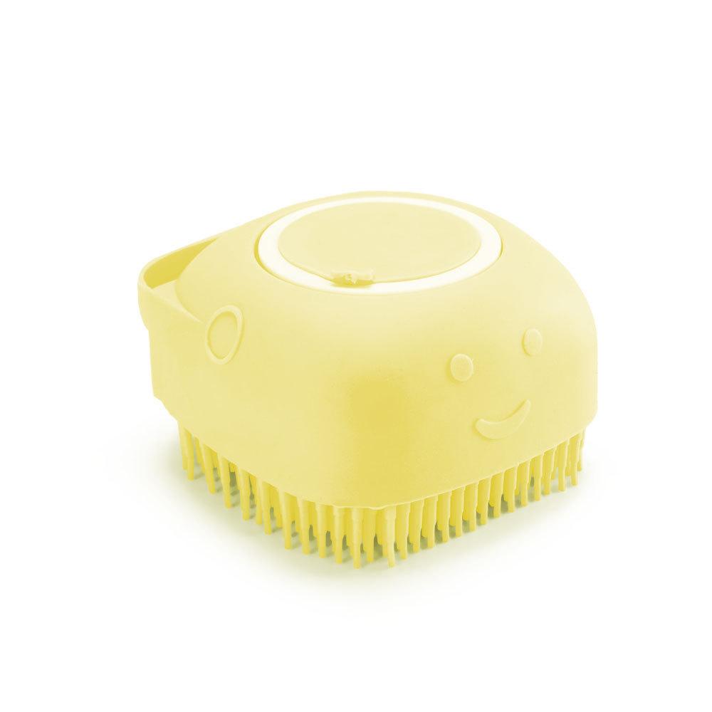 Popular pets take a hair and take a bath brush silicone massage brush dog cat bath cleaning tools pet supplies