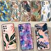 Vintage Leaves Flower Case For OPPO A74 A94 A54 A1K A15 A16 A52 A72 A83 A91 A93 A53S A5 A9 A31 A53 2020 Cover