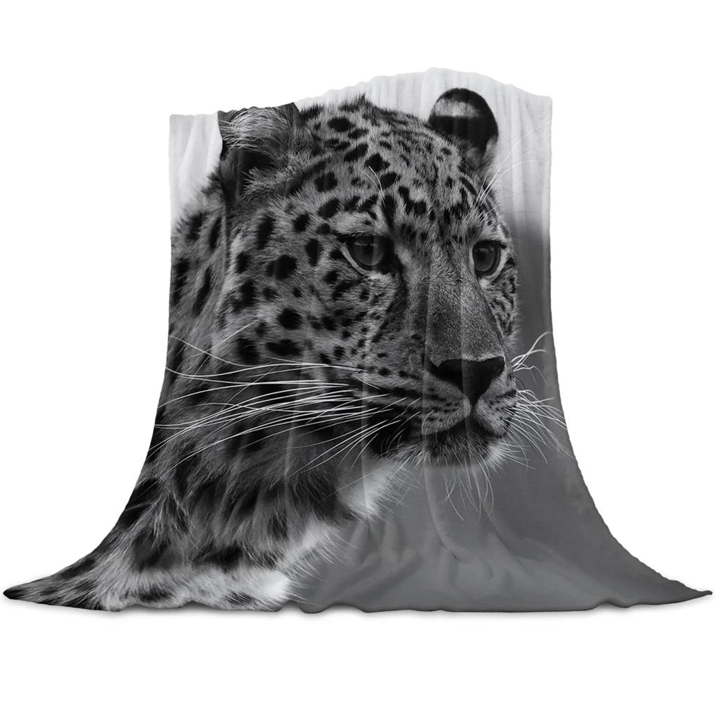 Cheetah Animal Flannel Fleece Bed Blanket Bedspread Coverlet Bed Cover Soft Lightweight Warm Cozy Throw Blankets Queen King Size