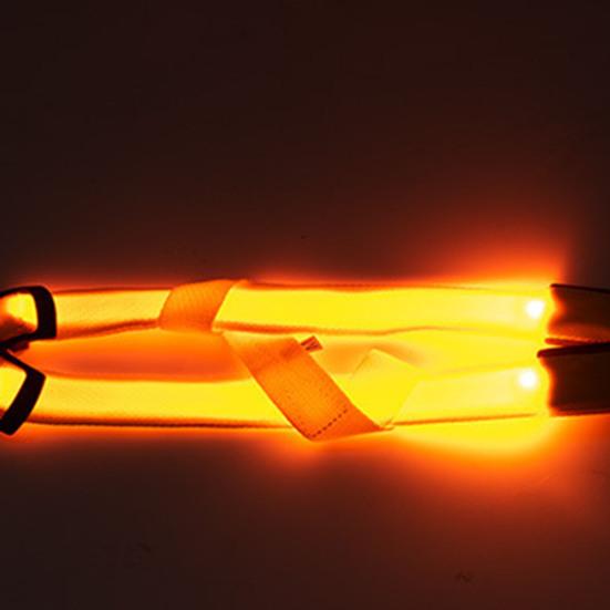 Шлейка для собак Супермягкая износостойкая полиэстеровая шлейка среднего размера со светодиодной подсветкой для тренировочного жилета для собак