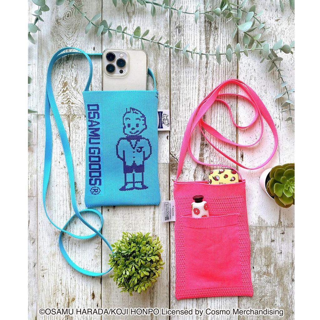 [ROOTOTE] 6272 6274 Mini Tote Bag with Shoulder Strap, Pochette, Sacoche, OSAMU GOODS(R) x ROOTOTE Baby Roo. Ami. Osamu (627403 Dog)