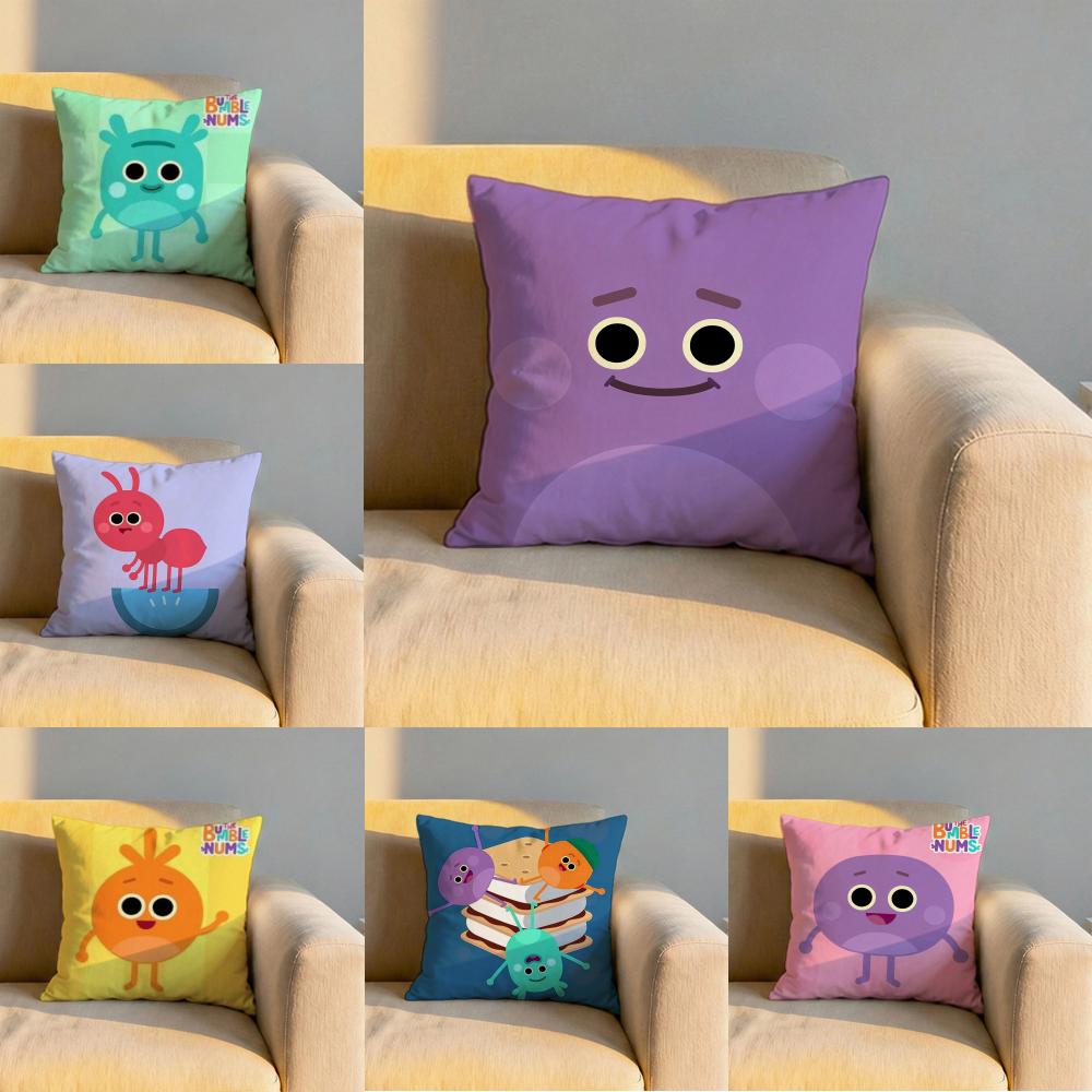 THE Bumble Nums Humble Cushion Cover Soft Reversible Durable Pillow Cover MultiScene Use for Home Car Daily Comfort
