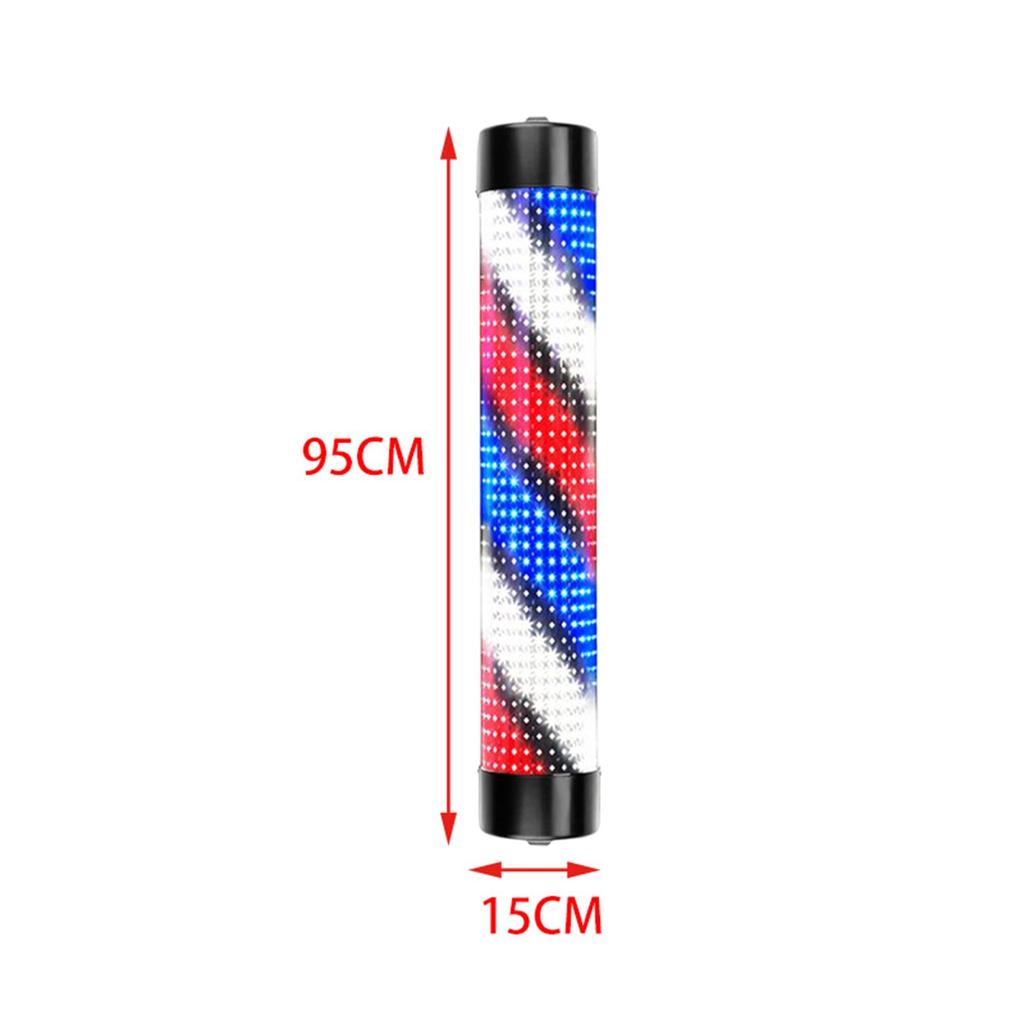 Водонепроницаемый вращающийся светильник для парикмахерской, неоновые вывески для салона красоты, настенное освещение, парикмахерские полоски