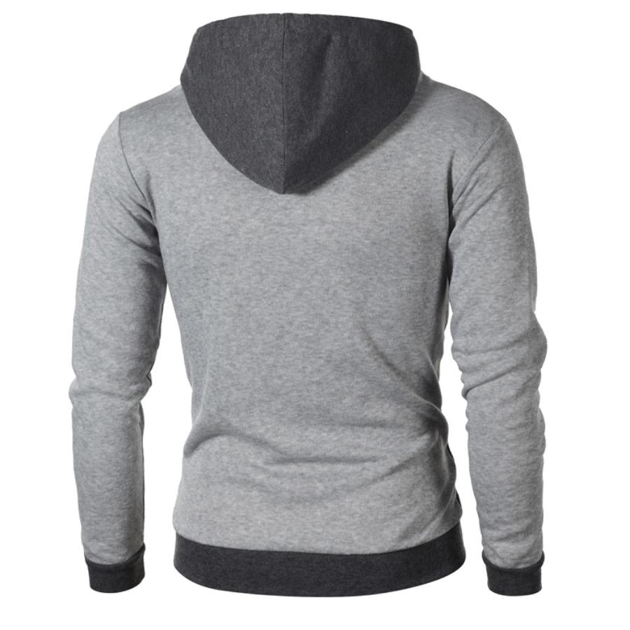 Куртка Double Pull Hooded Sweatshirt Casual Men's Jacket Cardigan