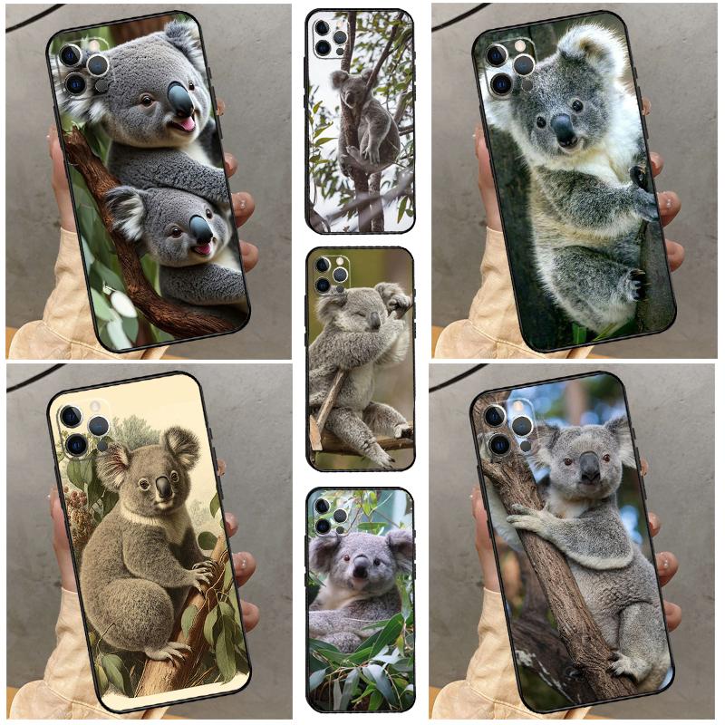 Чехол с коалой для Xiaomi 15 14 Ultra 13T 14T 15T Pro 17 Pro Max POCO X7 Pro X5 X6 F5 F6 F7 F8 Чехол