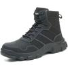 Водостойкие Нескользящие Защитные Ботинки Мягкие Высокие Рабочие Кроссовки Защита от Ударов и Проколов Мужские Рабочие Ботинки для Пеших Прогулок
