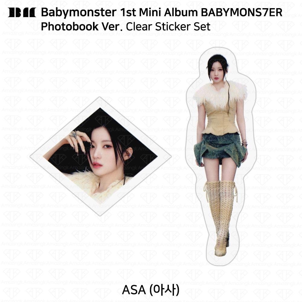 BABYMONSTER Официальная фотокарточка первого мини-альбома BABYMONS7ER Ахён Рами Рора Аса