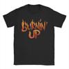 Новинка Burnin Up Огненные Пламя Смелый Винтажный Футболка Мужская С Круглым Вырезом Хлопковые Футболки С Коротким Рукавом Большие Размеры Топы