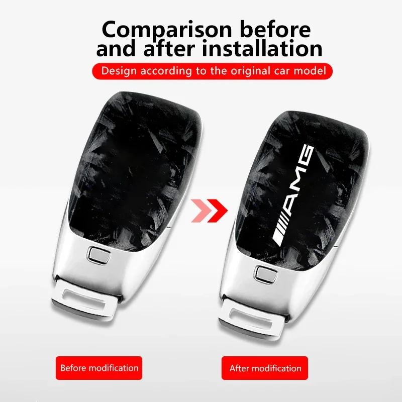Benz-yghc-For Mercedes Benz AMG A B C E S Class W204 W205 W212 W213 W176 GLC CLE CLA GLB GLC GLS W177 W222 AMG car key shell rear cover590000 ZR3